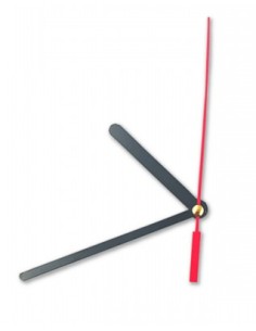 Lancette per Orologio Nere - Ore, Secondi, Minuti | 6,2 -...