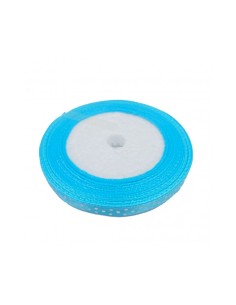 Nastro Decorativo con Pattern | A Pois Azzurro- 1cm x 20m