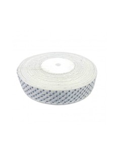Nastro Decorativo con Pattern | A Pois Bianco - 2,5cm x 1m