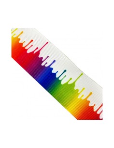 Nastro Decorativo con Pattern Arcobaleno  4cm x 1m