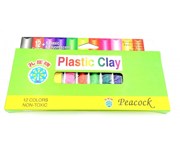 Plastilina | 12x15g - 12 pezzi