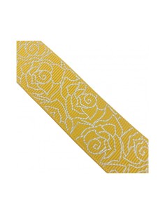 Nastro Decorativo con Pattern | Rose - Giallo - 2cm x 1m