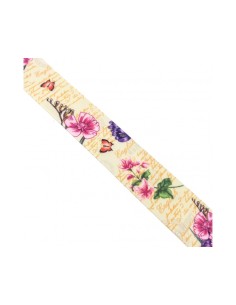 Nastro Decorativo con Rose | Beige 2,5cm x 1m