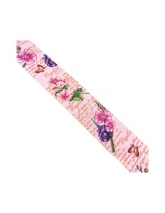 Nastro Decorativo con Rose | Rosa - 2,5cm x 1m