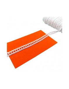 Nastro in Pizzo | Bianco - 1cm x 1m