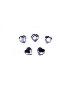 Zirconi Cuore - Argento - 16 mm - 5 Pezzi