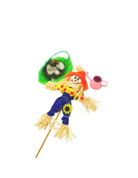 Spaventapasseri Piccolo | Cappello Arancione