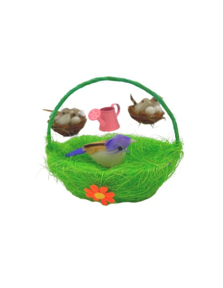 Uccellino decorativo viola