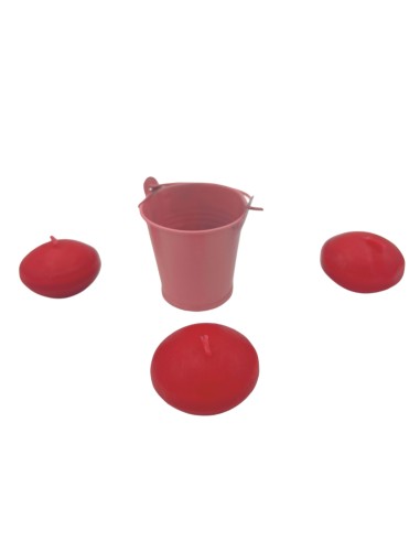 Vasetto decorativo rosa 7x6 cm