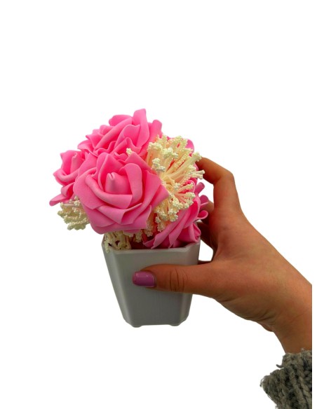 Vasetto in PVC Bianco