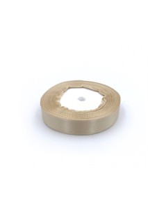 Nastro Satinato Beige 1,5cm x 22m