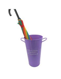 Vaso in Metallo 38cm Lilla 2