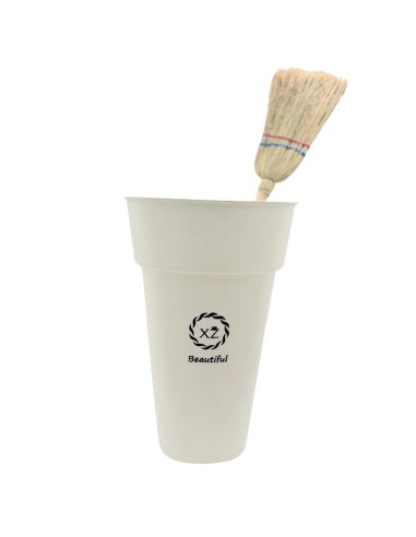 Vaso in PVC 42cm Bianco