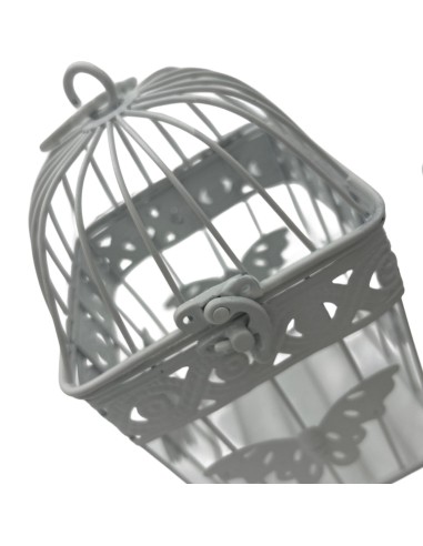 Decorazione Gabbie Quadrate Bianche...