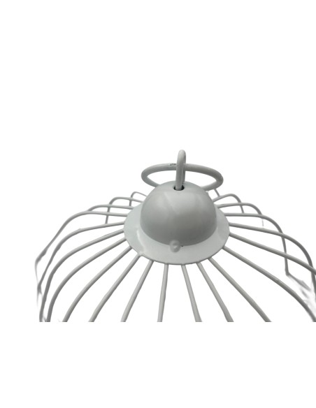 Decorazione Gabbie Quadrate Bianche con Farfalle | 2 in 1