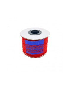 Nastro in Pizzo Rosso - 2,5cm x 20m