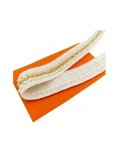 Nastro in Pizzo con Perline 3cm x 1m