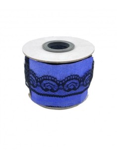 Nastro in Pizzo Nero 2,5cm x 20m