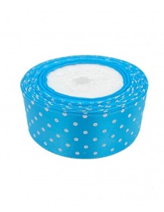Nastro Decorativo con Pattern A Pois Azzurro - 4cm x 20m