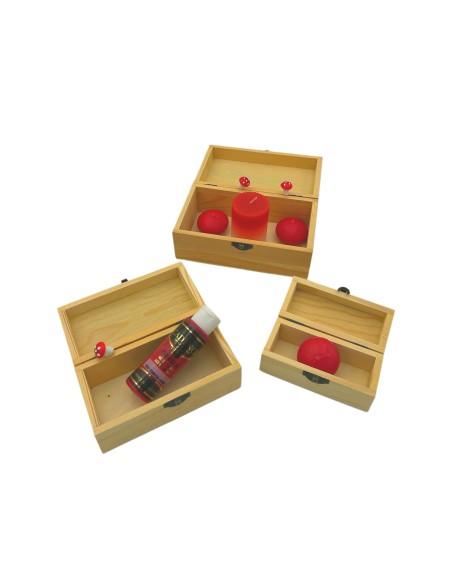 Scatole Legno Rettangolare 3 in 1