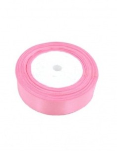 Nastro Satinato Rosa 2,5cm x 22m