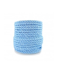 Cordoncino Tessuto Intrecciato - Celeste | 5mm x 20m