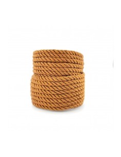 Cordoncino Tessuto Intrecciato - Marrone | 5mm x 20m