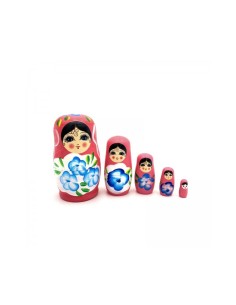Matrioska | Rosa / 12x6,5cm - 5 pezzi