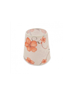 Paralume in Tessuto | Fiori - 14,5x20x19cm