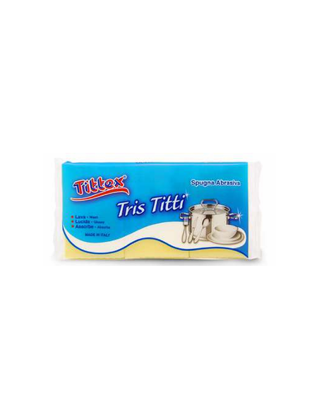 Spugna Abrasiva TRIS TITTI