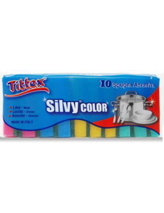 Spugna SILVY COLOR - 10 Pezzi