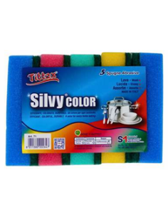 Spugna SILVY COLOR - 5 Pezzi