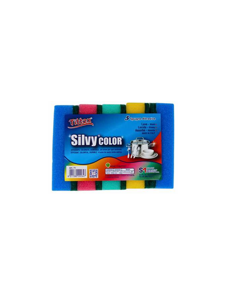 Spugna SILVY COLOR - 5 Pezzi