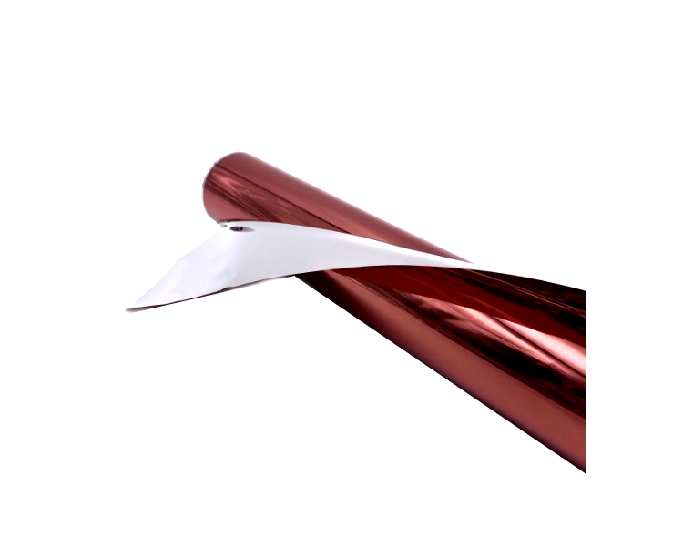 Cellophane Bicolore 0,7x25m Rosso e Argento