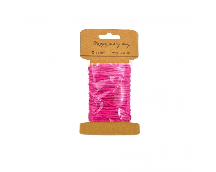 Cordoncino in Carta Intrecciata | Fucsia - 10m