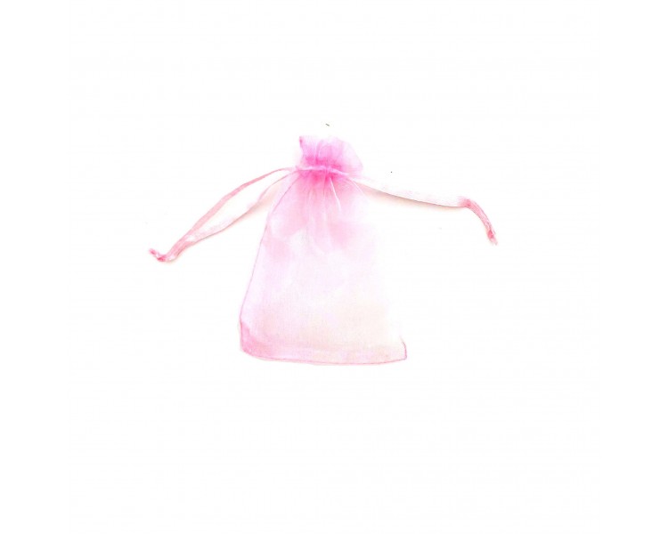 Portaconfetti in Organza 11x8cm Rosa