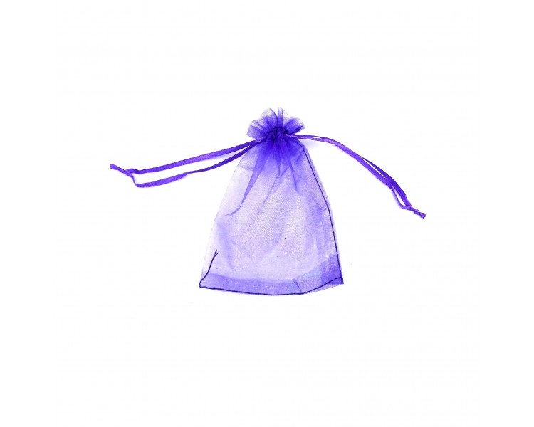 Portaconfetti in Organza 12x9cm Viola