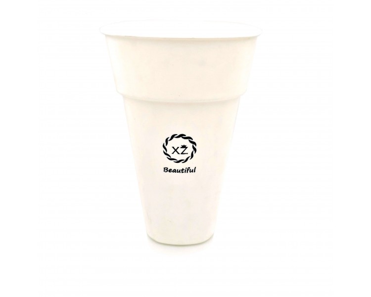 Vaso in PVC 42cm Bianco