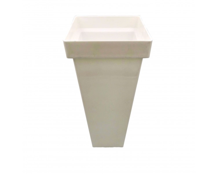 Vaso in PVC 43cm Bianco