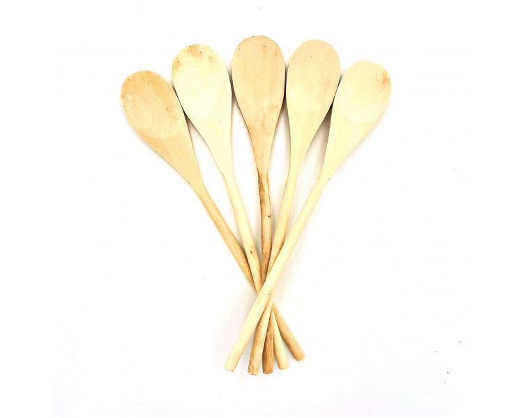 Set 5 Cucchiaio Legno 30cm