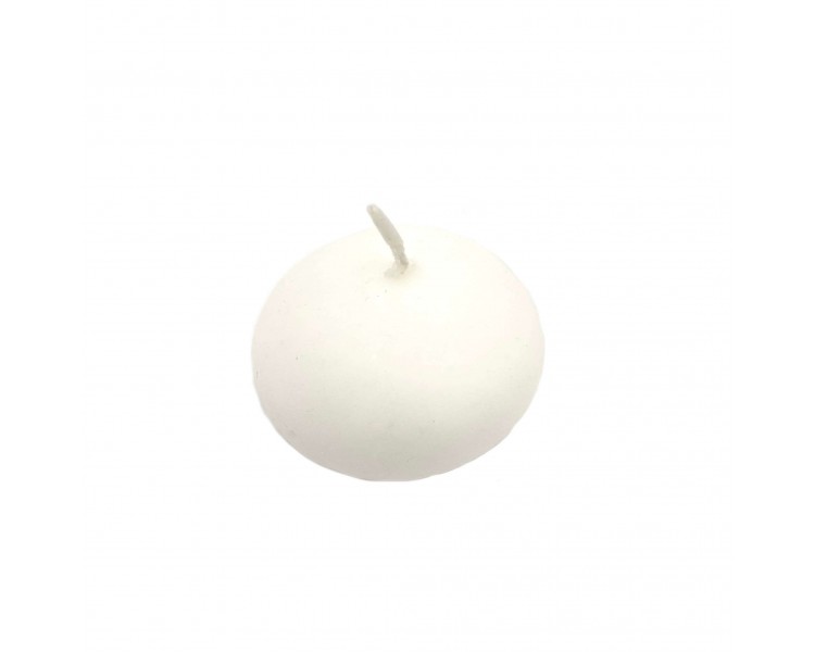 Candela Galleggiante | Bianco - 4,5x3cm