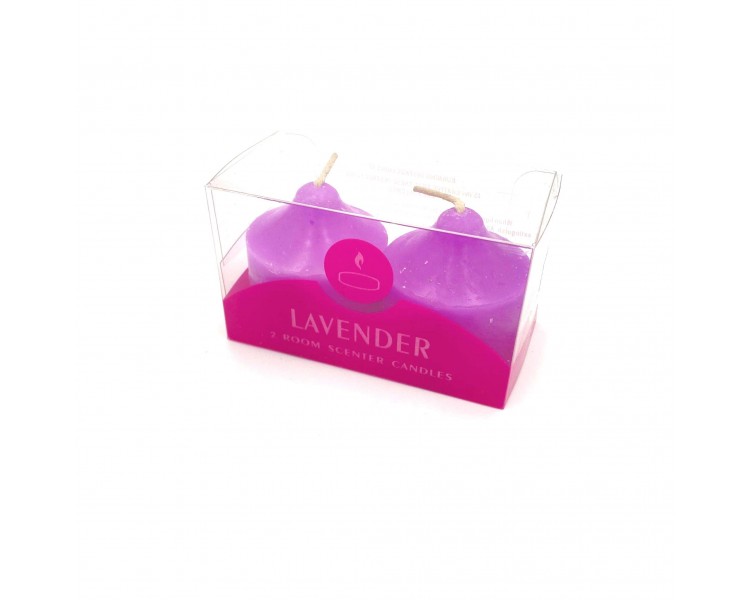 Set 2 Candele Viola | Lavanda - 4x5cm