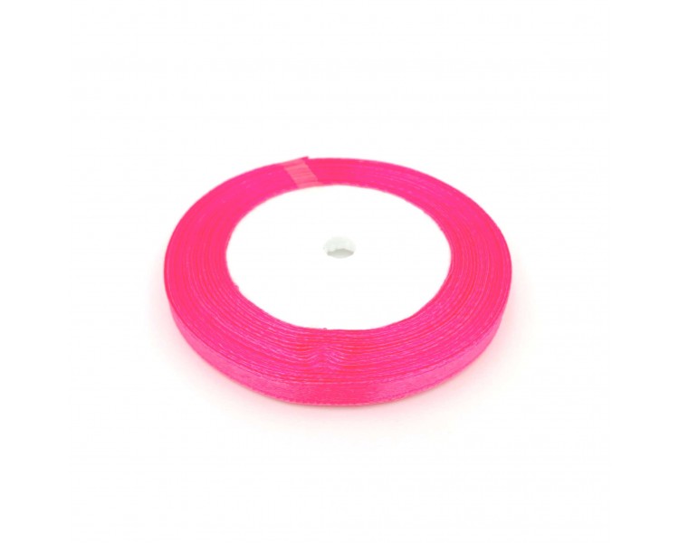 Nastro Satinato | Fucsia Fluo - 0,5cm x 22m