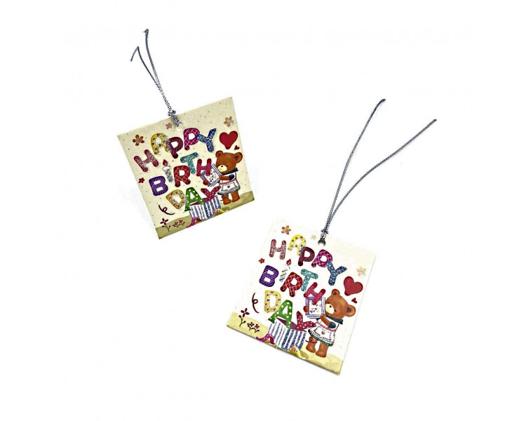 Coppia Bigliettini Auguri 5,5x6,4cm