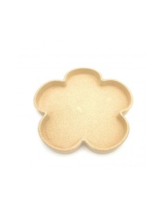 Piattino Legno Compressato Fiore 25,5x25x3cm