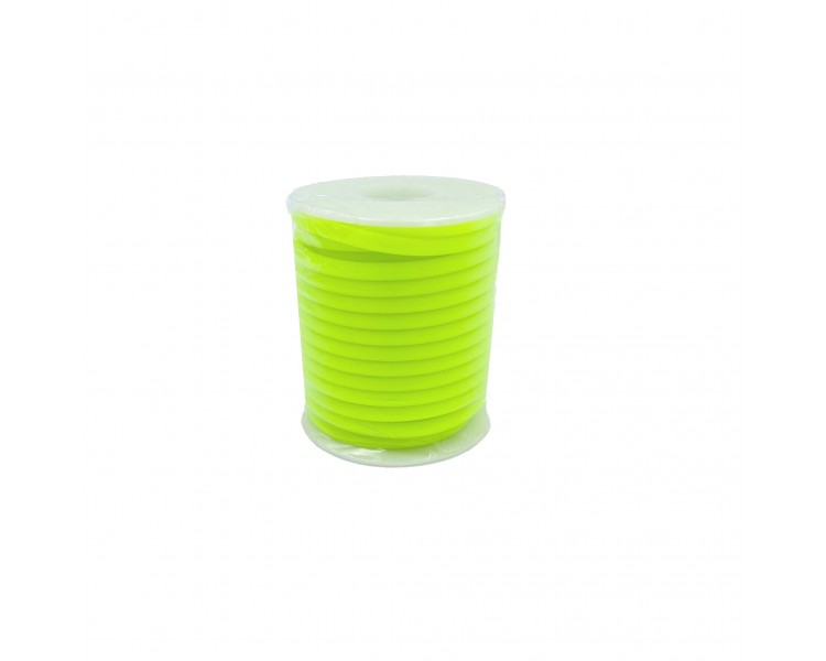 Cavo in Gomma | Giallo Fluo  - 5x3mm / 9,14m