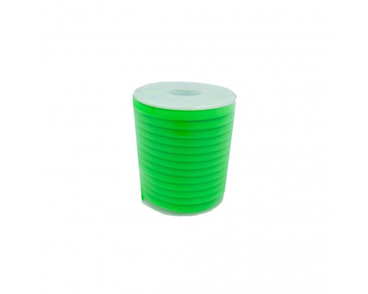 Cavo in Gomma | Verde Fluo - 5x3mm / 9,14m