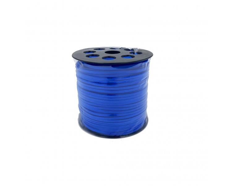 Cordoncino Finto Camoscio | Blu - 3mm x 9,14m