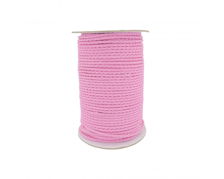 Cordoncino in Ecopelle | Rosa - 3mm x 1m