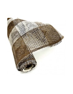 Retina per Fiori Marrone Scacchi 0,56x5m